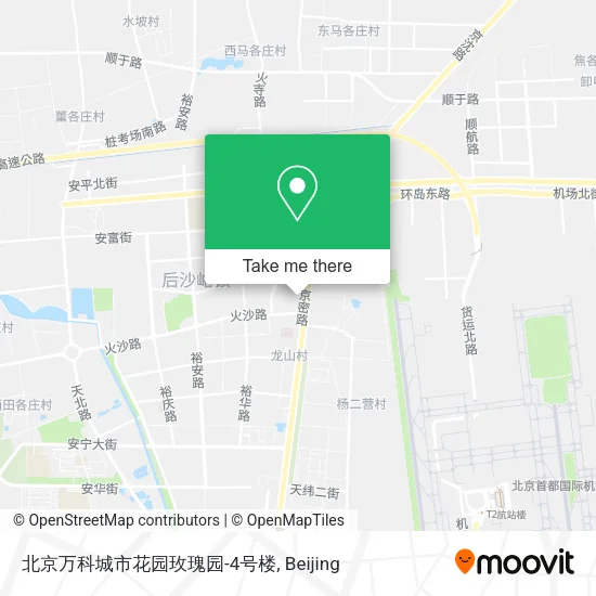 北京万科城市花园玫瑰园-4号楼 map
