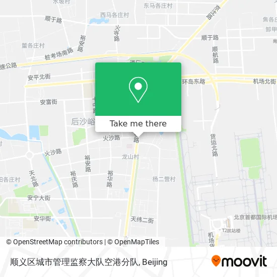 顺义区城市管理监察大队空港分队 map