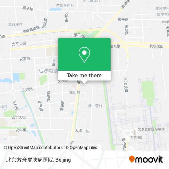 北京方舟皮肤病医院 map