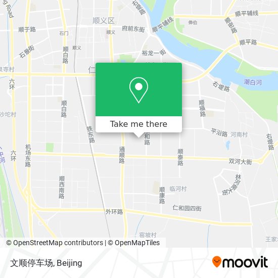文顺停车场 map