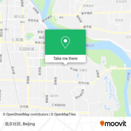 燕京社区 map