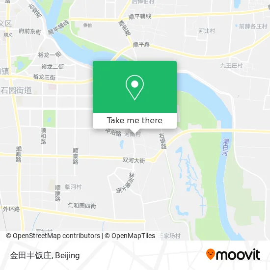 金田丰饭庄 map