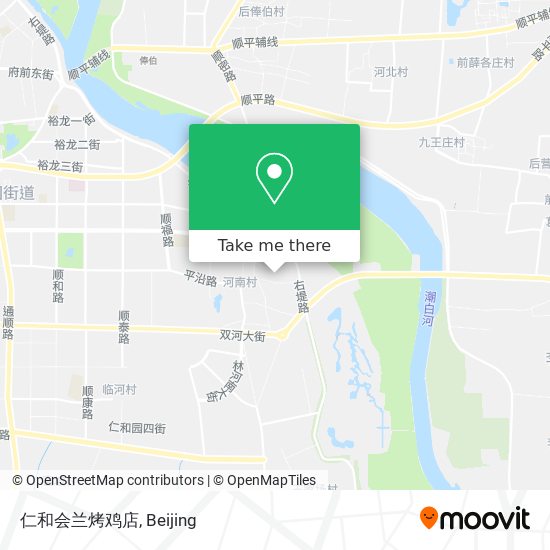 仁和会兰烤鸡店 map