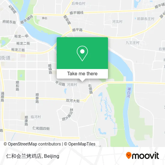 仁和会兰烤鸡店 map