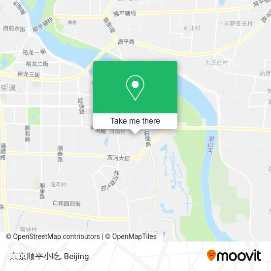 京京顺平小吃 map