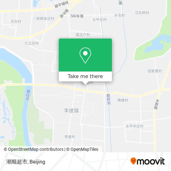 潮顺超市 map