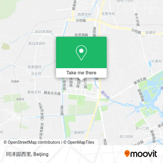 同泽园西里 map