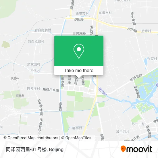 同泽园西里-31号楼 map