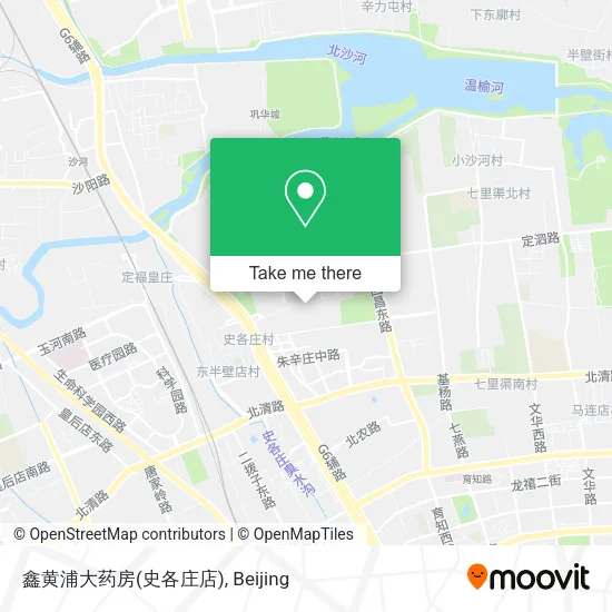 鑫黄浦大药房(史各庄店) map