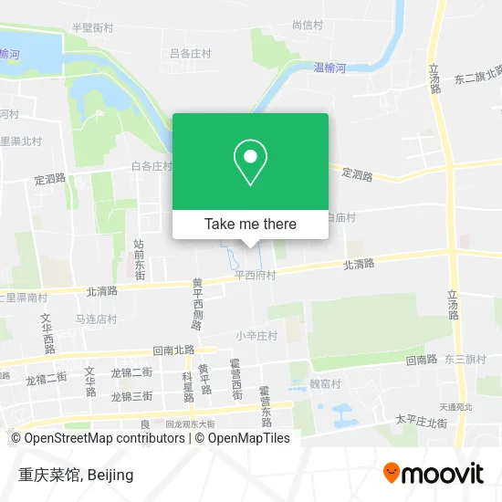 重庆菜馆 map