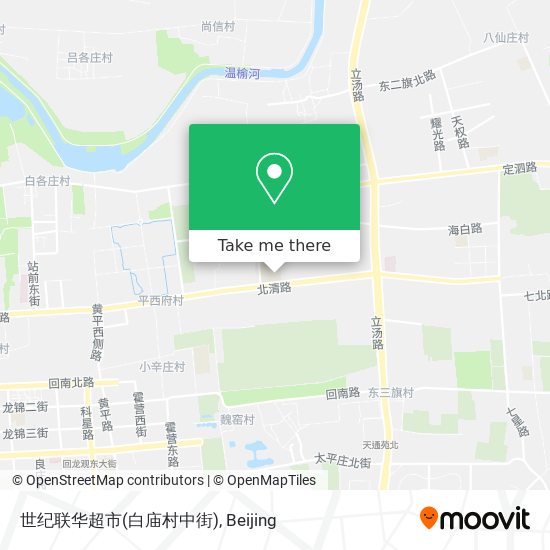 世纪联华超市(白庙村中街) map