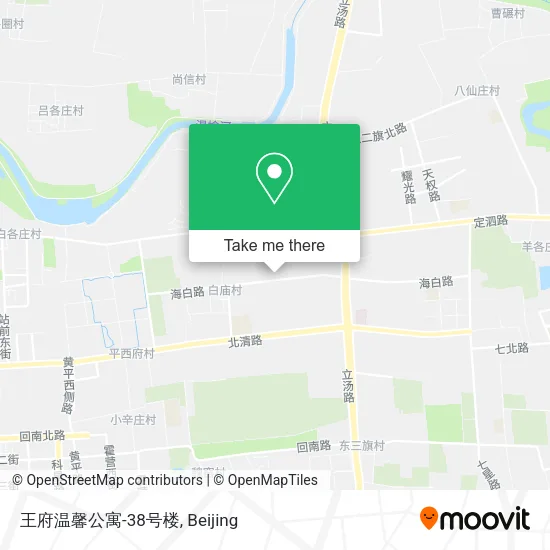王府温馨公寓-38号楼 map