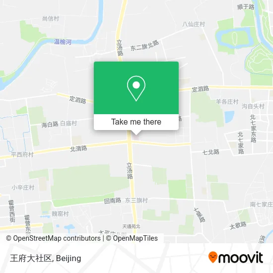 王府大社区 map