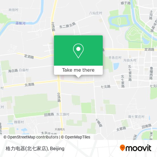 格力电器(北七家店) map