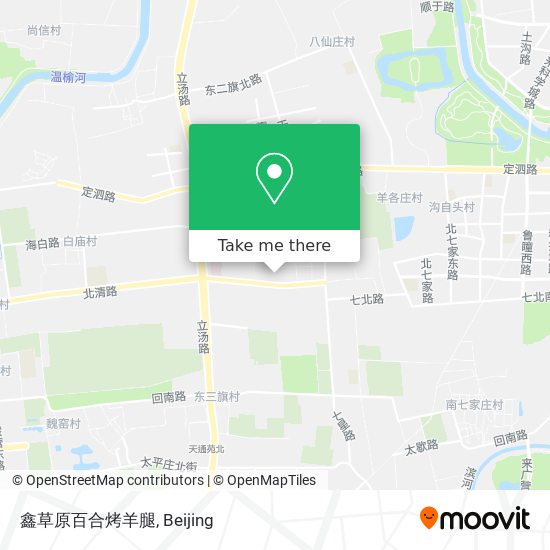 鑫草原百合烤羊腿 map
