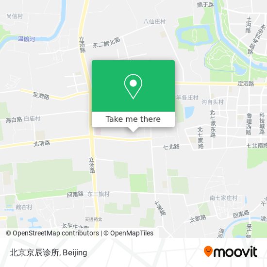 北京京辰诊所 map