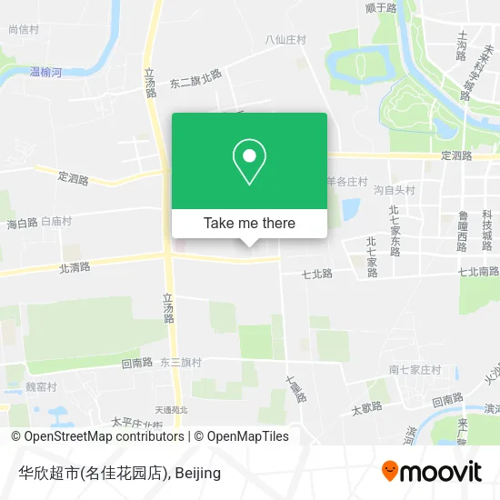 华欣超市(名佳花园店) map