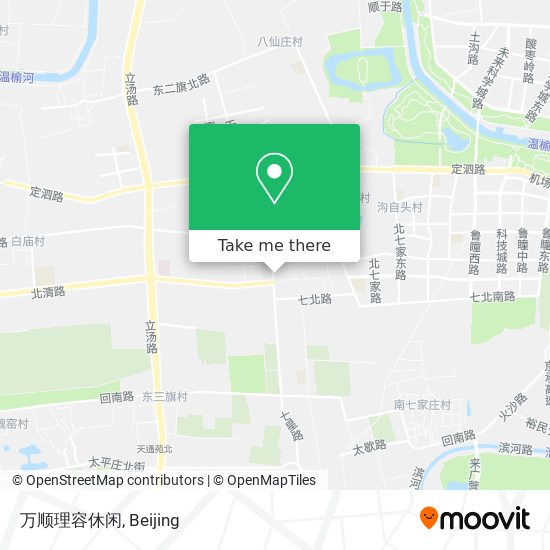 万顺理容休闲 map