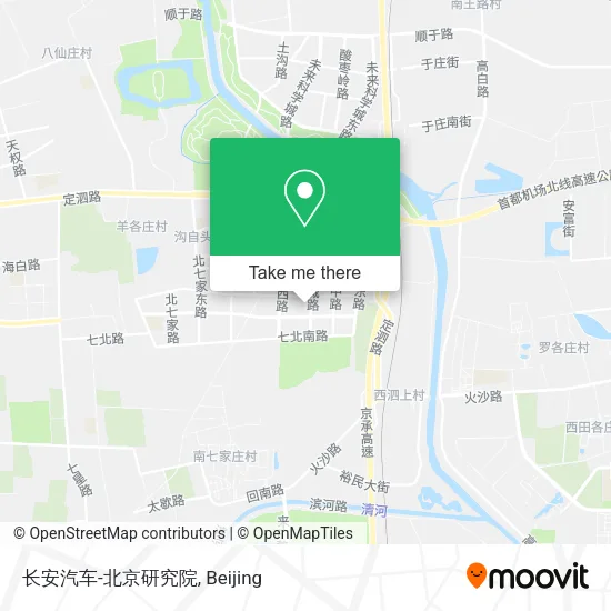 长安汽车-北京研究院 map