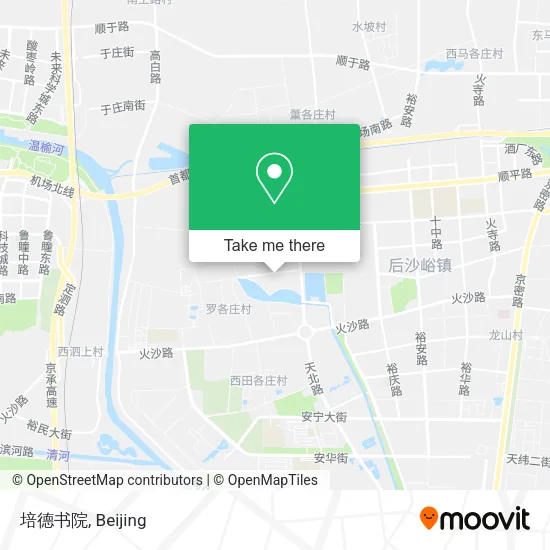 培德书院 map