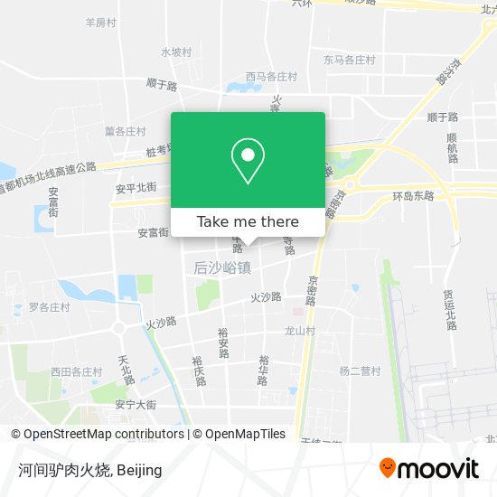 河间驴肉火烧 map