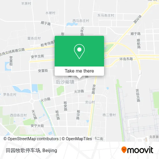 田园牧歌停车场 map