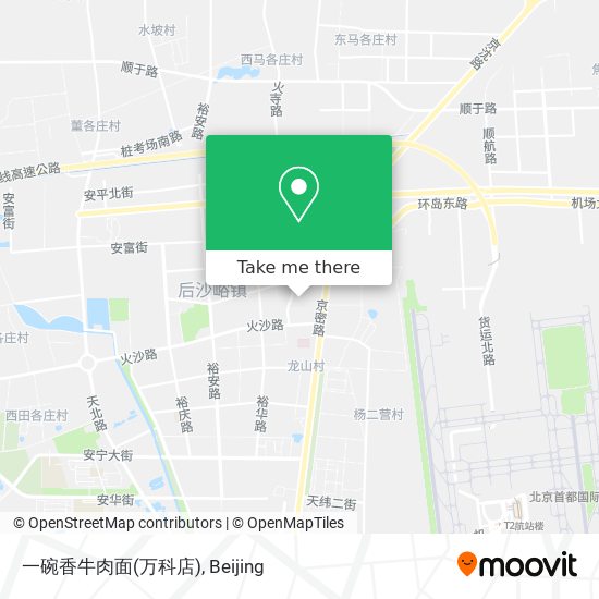 一碗香牛肉面(万科店) map