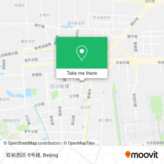 双裕西区-5号楼 map