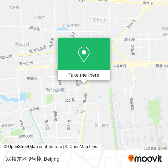 双裕东区-9号楼 map