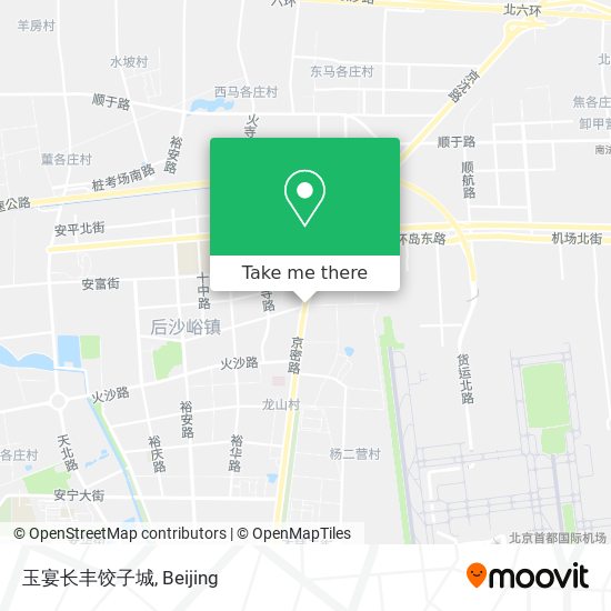 玉宴长丰饺子城 map