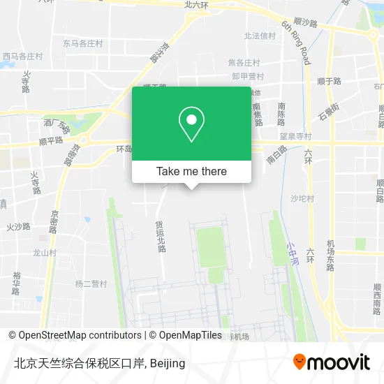 北京天竺综合保税区口岸 map