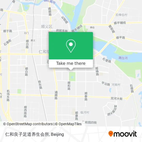 仁和良子足道养生会所 map