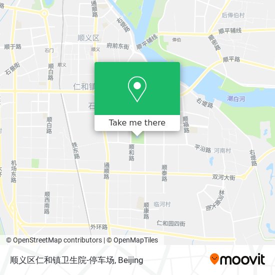 顺义区仁和镇卫生院-停车场 map