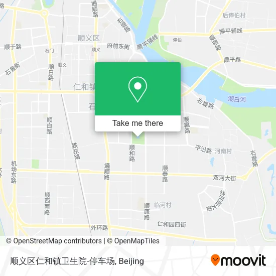顺义区仁和镇卫生院-停车场 map