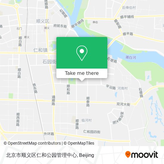 北京市顺义区仁和公园管理中心 map
