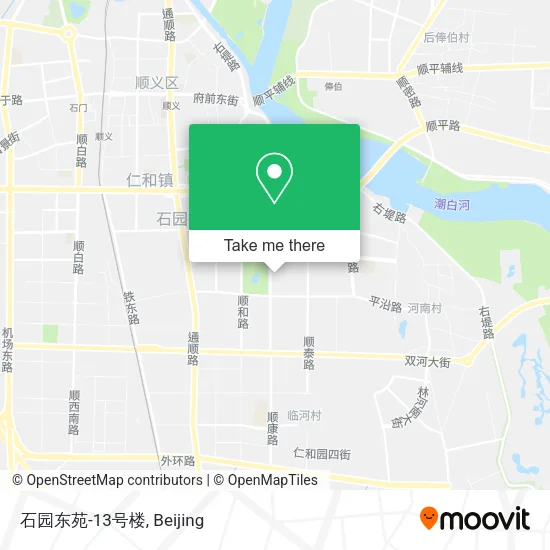 石园东苑-13号楼 map