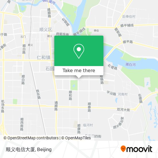 顺义电信大厦 map