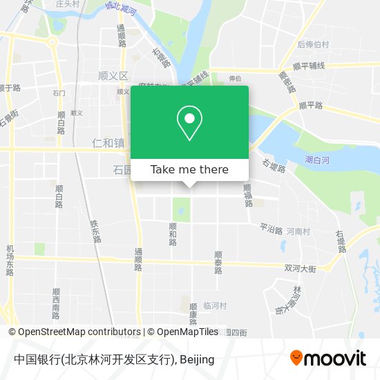 中国银行(北京林河开发区支行) map