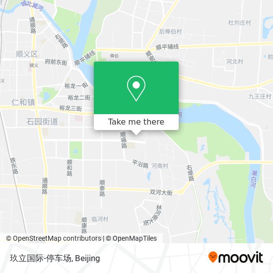 玖立国际-停车场 map