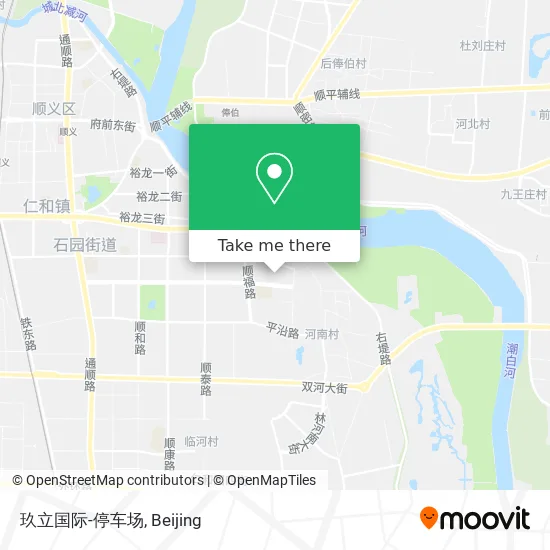 玖立国际-停车场 map