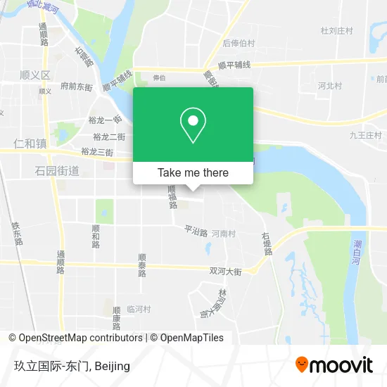 玖立国际-东门 map