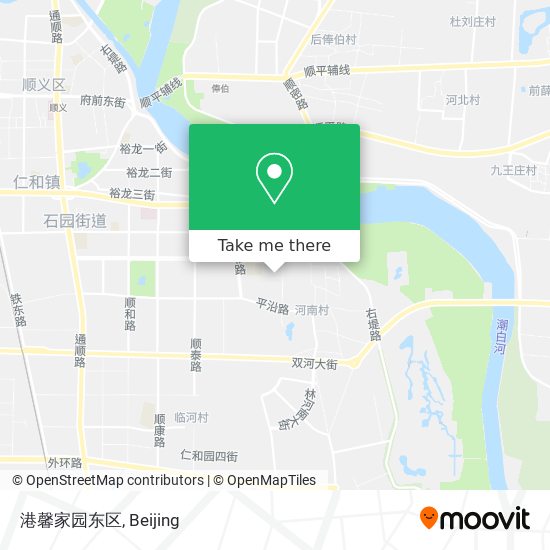 港馨家园东区 map