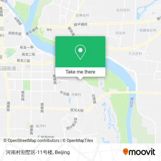 河南村别墅区-11号楼 map