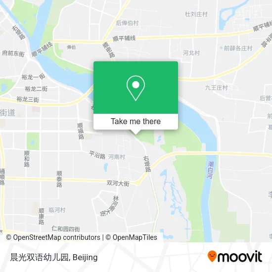 晨光双语幼儿园 map