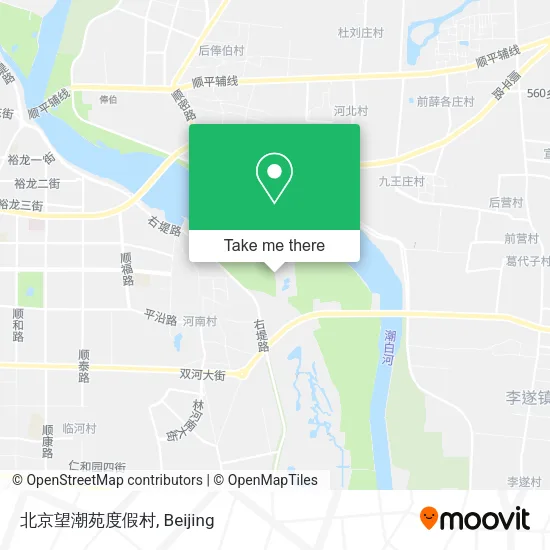 北京望潮苑度假村 map