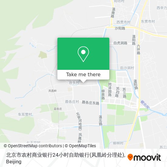 北京市农村商业银行24小时自助银行(凤凰岭分理处) map