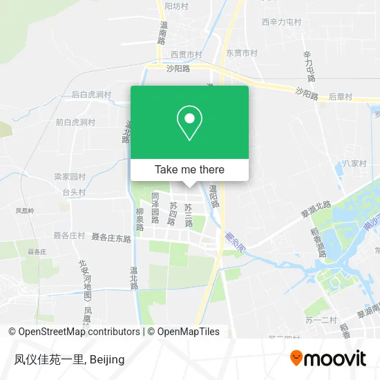 凤仪佳苑一里 map