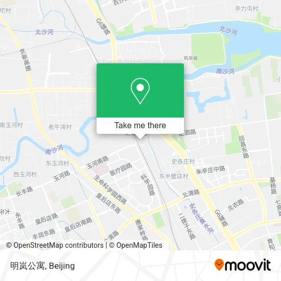 明岚公寓 map