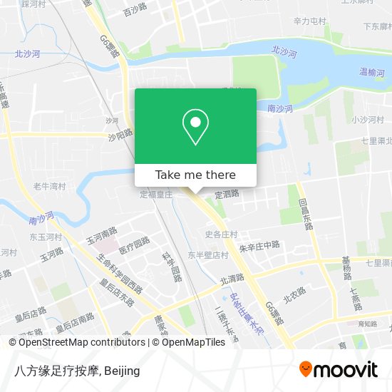 八方缘足疗按摩 map