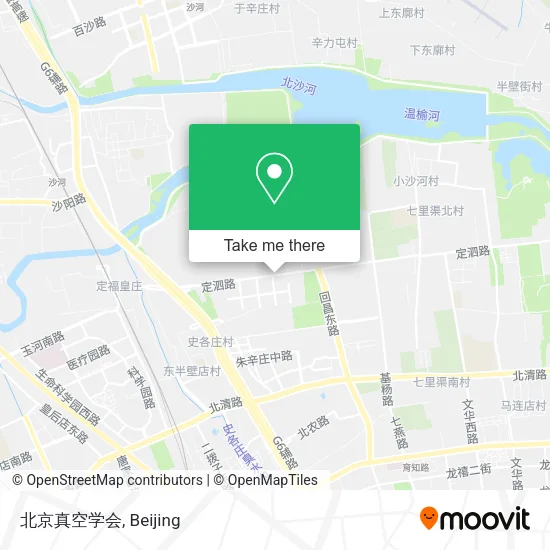 北京真空学会 map